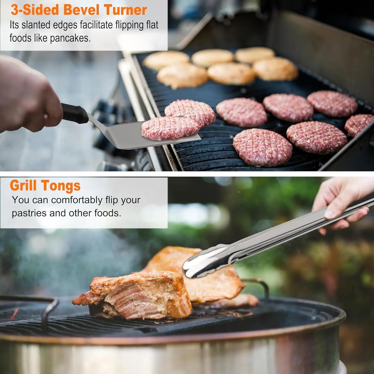 38Pcs Griddle Accessories Kit With Smash Burger Press And Spatula