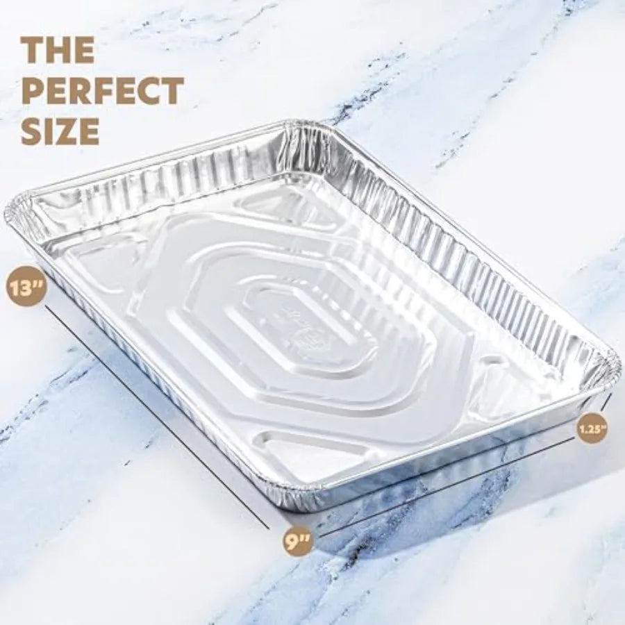 Disposable Aluminum Cookie Sheets 5 Pack Heavy Duty Baking Pans