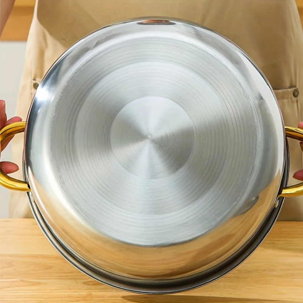 Stainless Steel 5-Piece Cookware Set Durable and Easy Clean