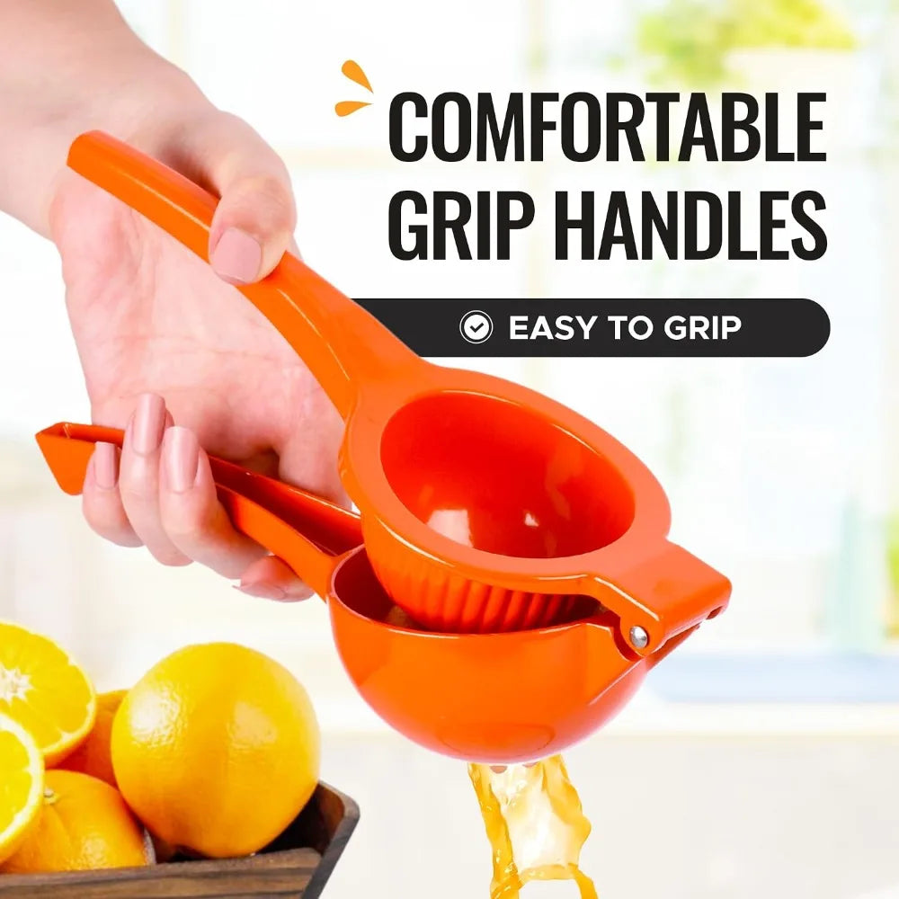 Premium Metal Citrus Squeezer Heavy Duty Manual Juicer Maximum Juice