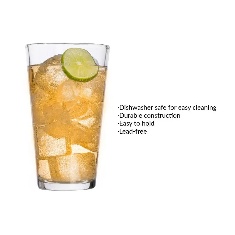 Pint Glass for Everyday Use Durable Household Glassware