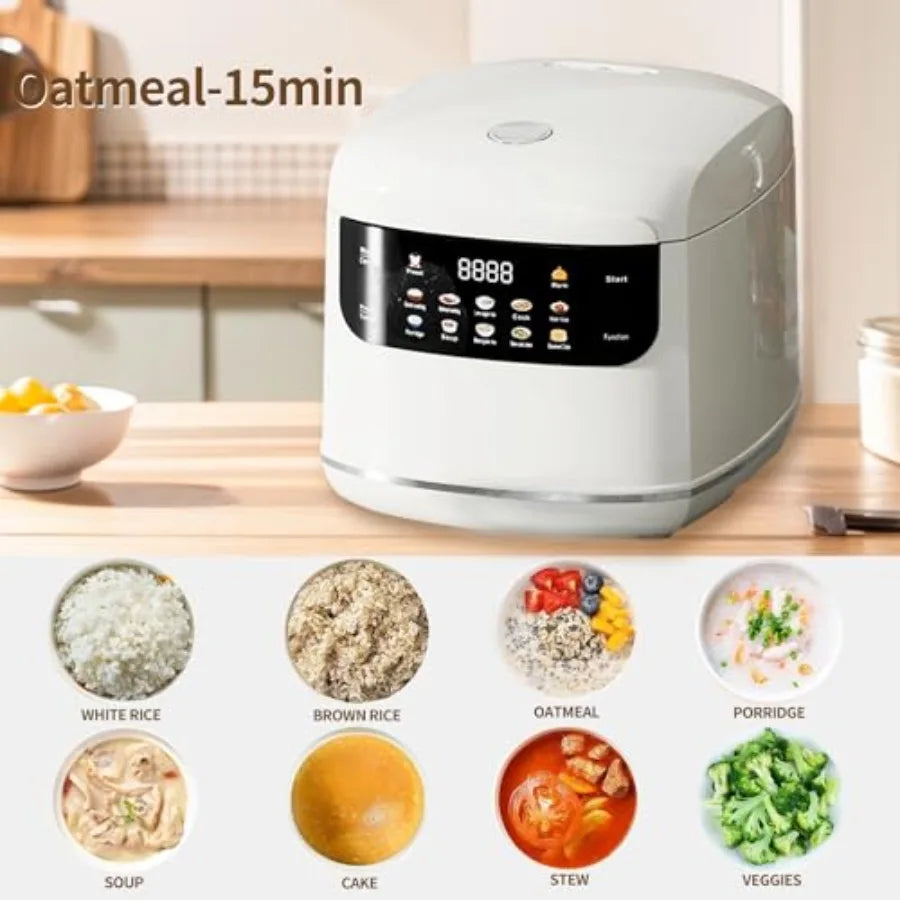 Electric Mini Rice Cooker Portable Multi-Functional 10-In-1