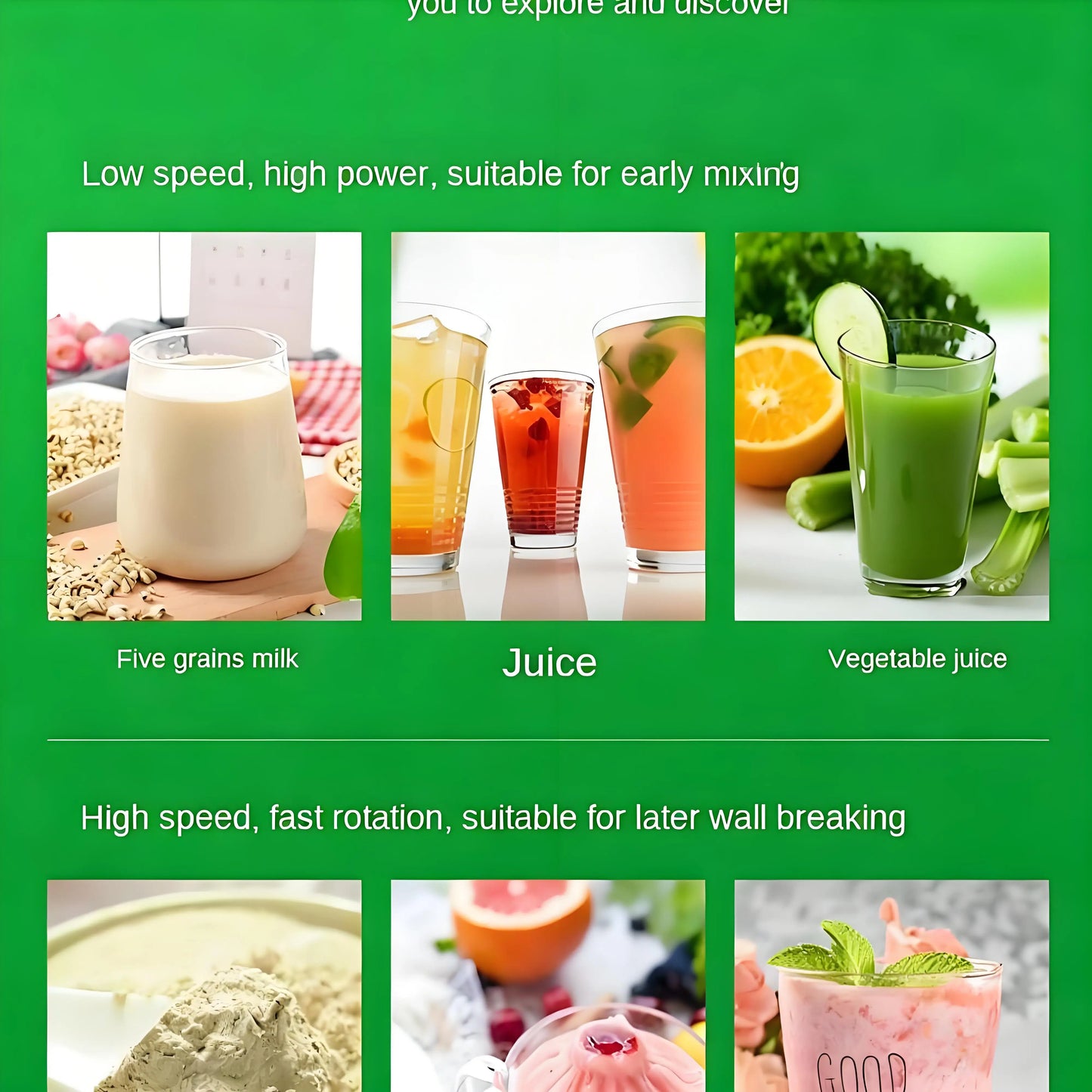 2-in-1 Professional Blender and Mixer for Home Kitchens