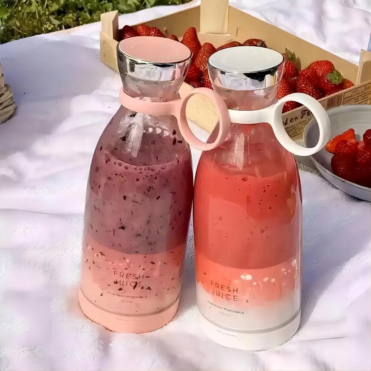 Zoeydam Rechargeable Portable Juicer USB Wireless Blender 50W