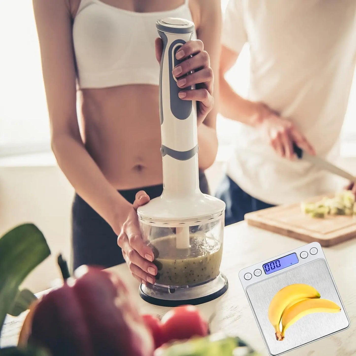 Digital Kitchen Scale 3000g 0.1g With 2 Trays Auto Off