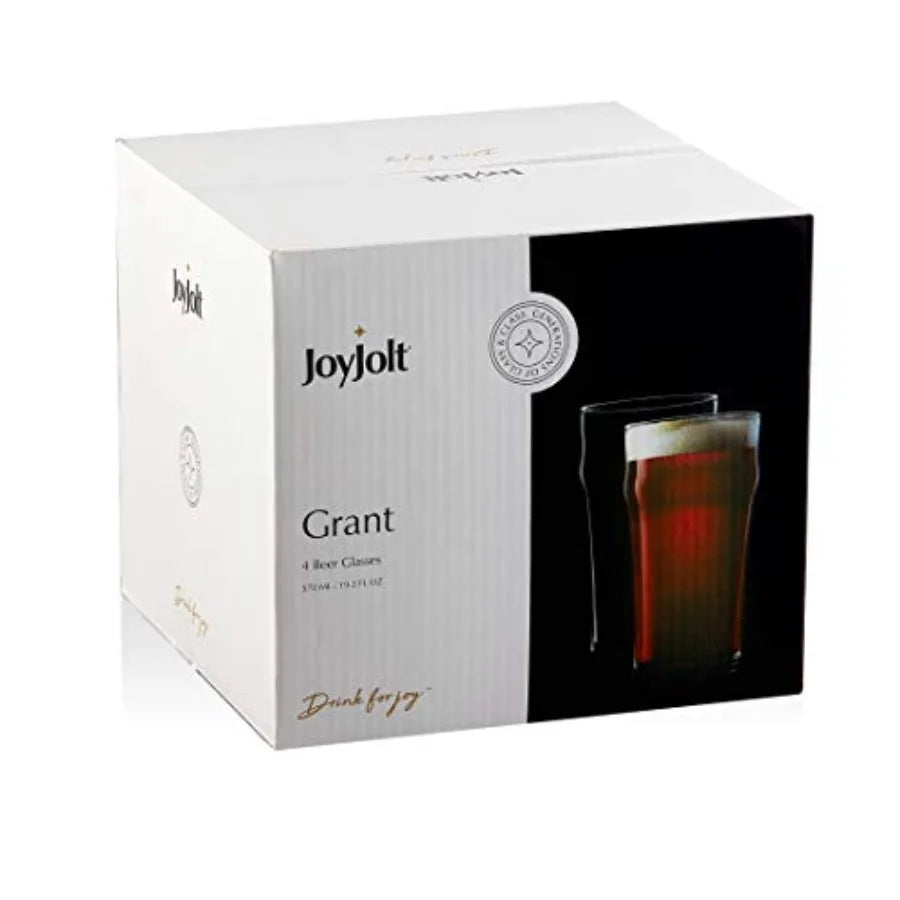 Beer Pint Glasses Set Of 4 In Traditional Pub Style