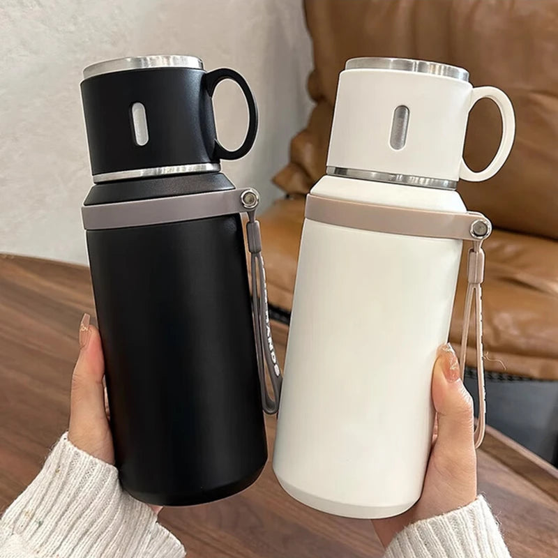 Stainless Steel Travel Mug Leak-Proof Thermos For Coffee And Tea