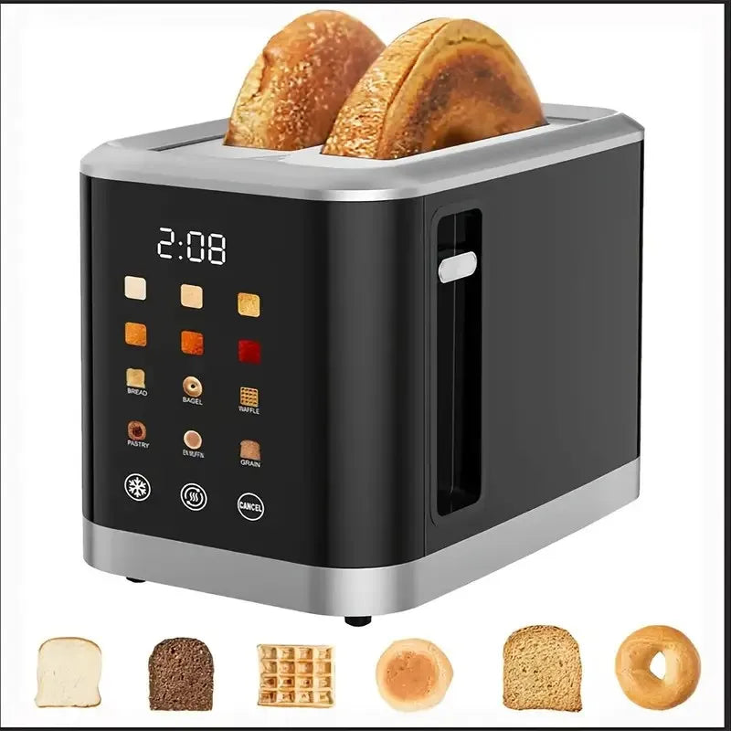 Smart Digital Bread Toaster With Touch Screen LCD Display
