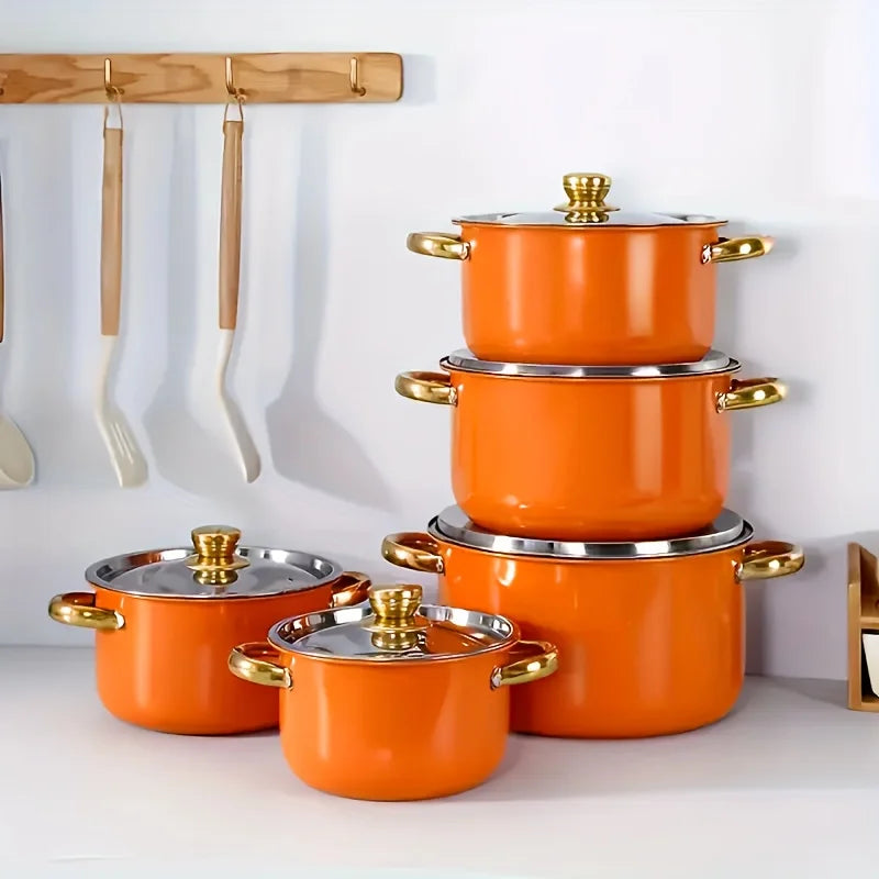 Stainless Steel Nonstick Cookware Set For Induction Cooking