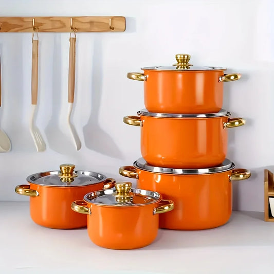Stainless Steel Nonstick Cookware Set For Induction Cooking