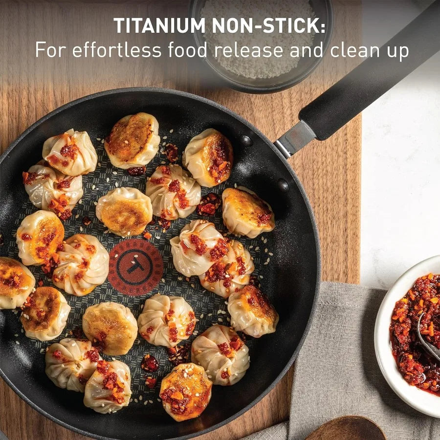 Hard Anodized Nonstick 12 Piece Cookware Set Oven Safe