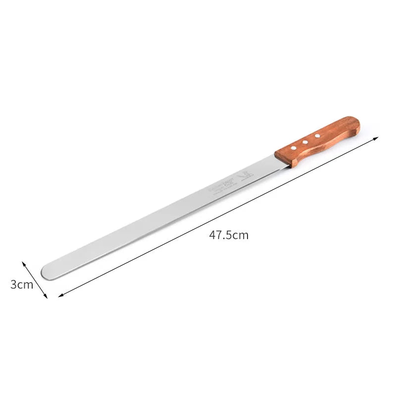 Serrated Bread Knife Stainless Steel Loaf Slicer For Cakes