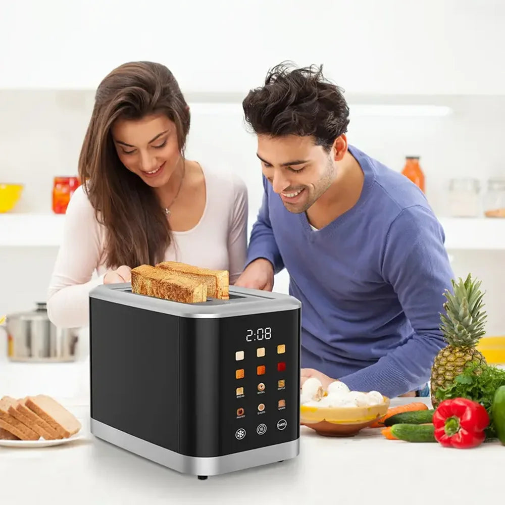 Smart Digital Bread Toaster With Touch Screen LCD Display