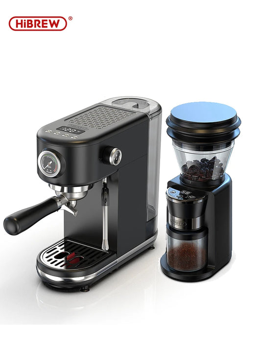 HiBREW 20 Bar Semi Automatic Espresso Machine With Adjustable Temperature