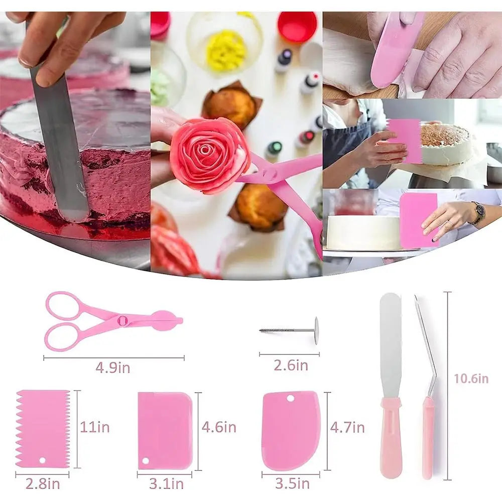359 Piece Cake Decorating Set With 66 Tip Piping Bags