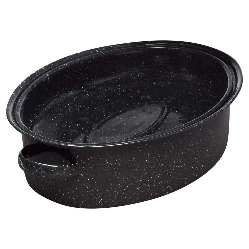 Nonstick Covered Oval Roaster Heavy Duty Dishwasher Safe Cookware