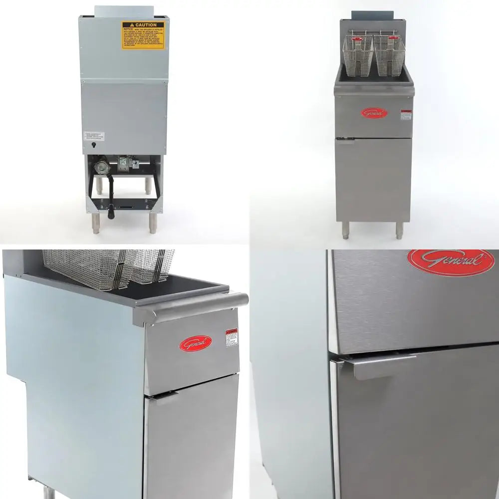 General Foodservice Deep Fryer Stainless Steel For Commercial Kitchens