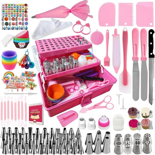 359 Piece Cake Decorating Set With 66 Tip Piping Bags