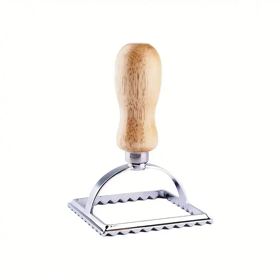 Ravioli Stamps With Wooden Handle Pasta Dumpling Cutter Tool