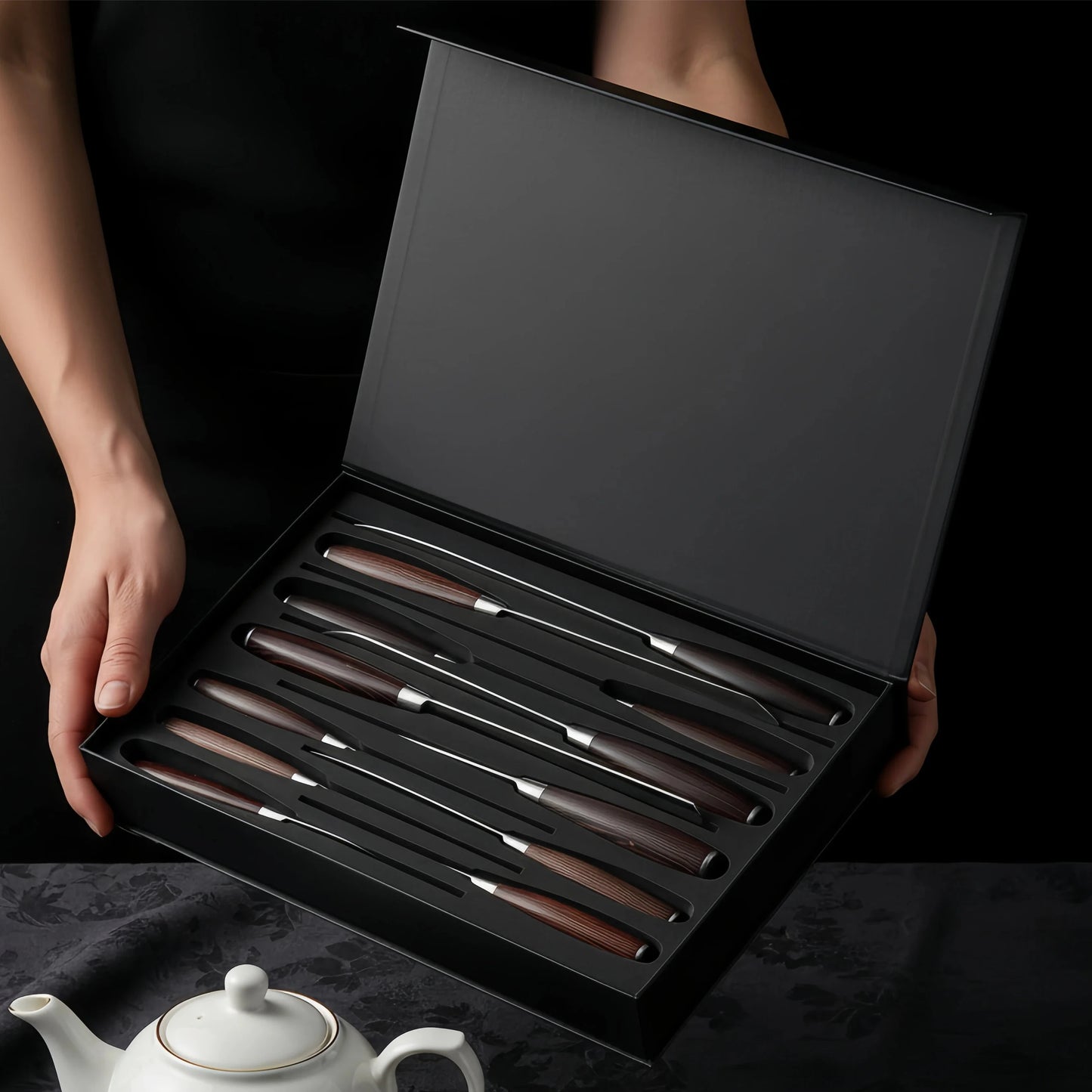 Damascus Knife Set High Carbon Stainless Steel Kitchen Knives