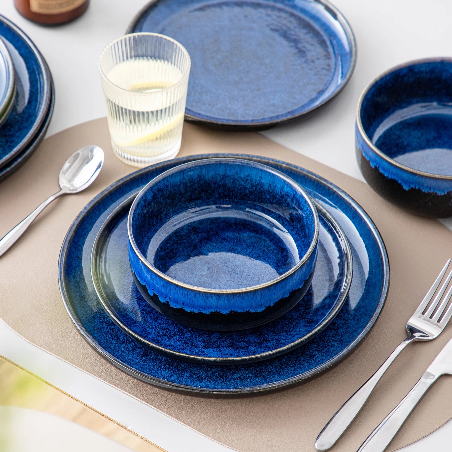 Malacasa Starry Stoneware Dinnerware Set