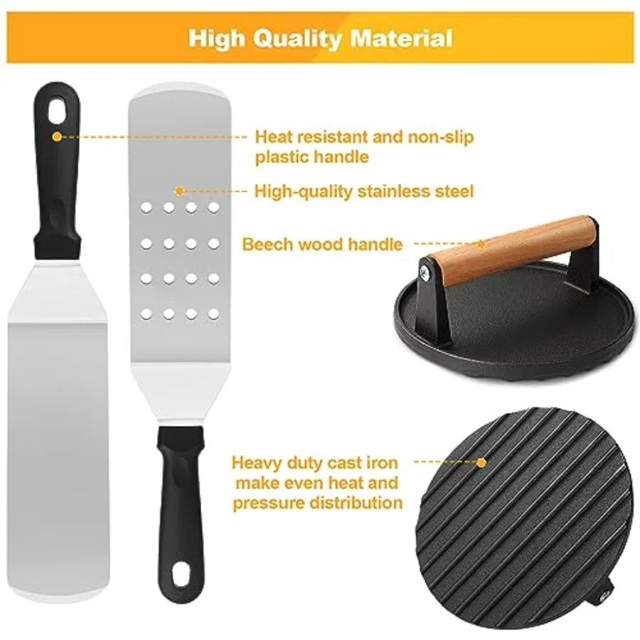 Griddle Accessories Kit 29-Piece For Flat Top Grills