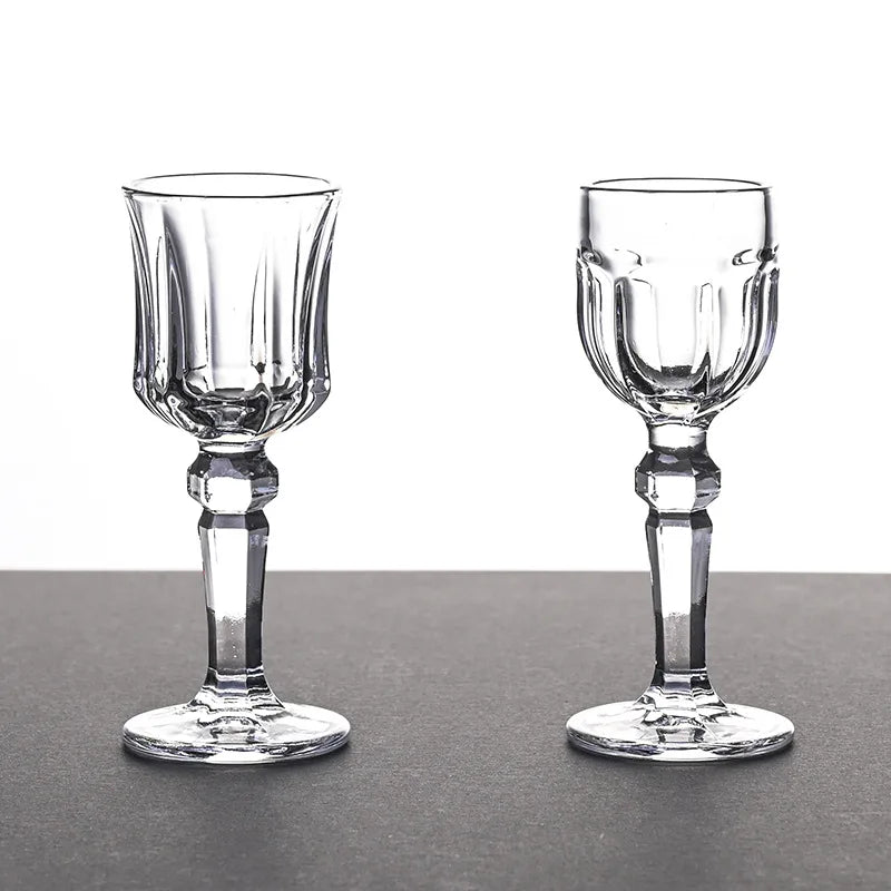 Glass Cocktail Set 2pcs Exquisite Goblets For Spirits