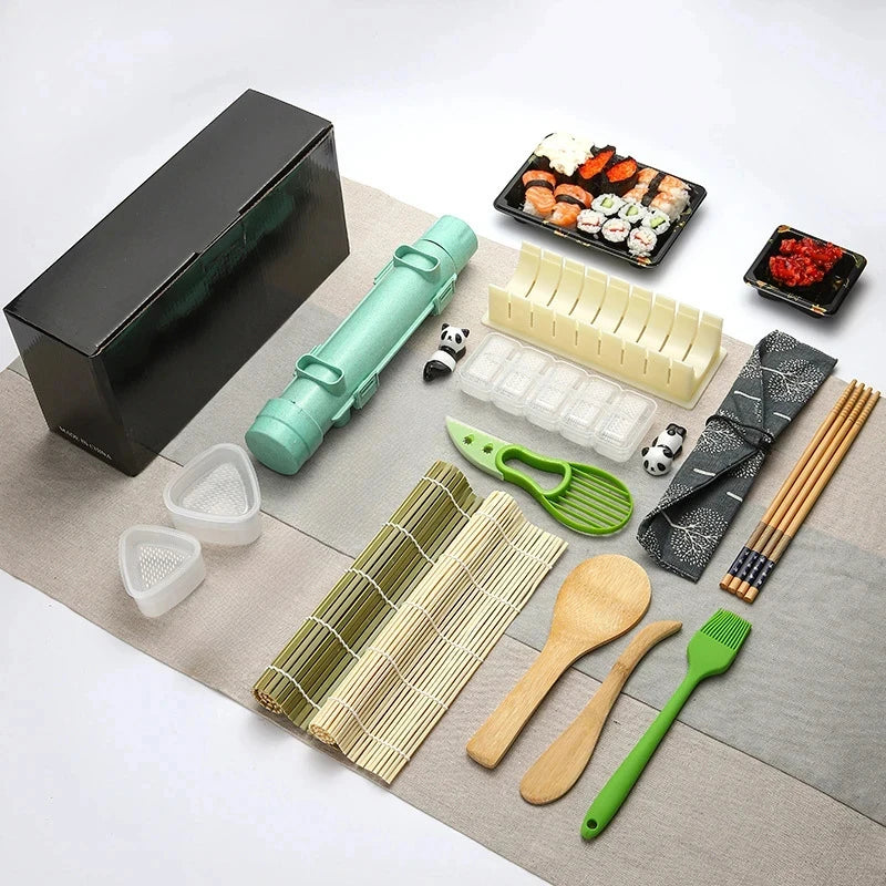 Sushi Maker Set Kit With Rolling Mold And Bamboo Mat
