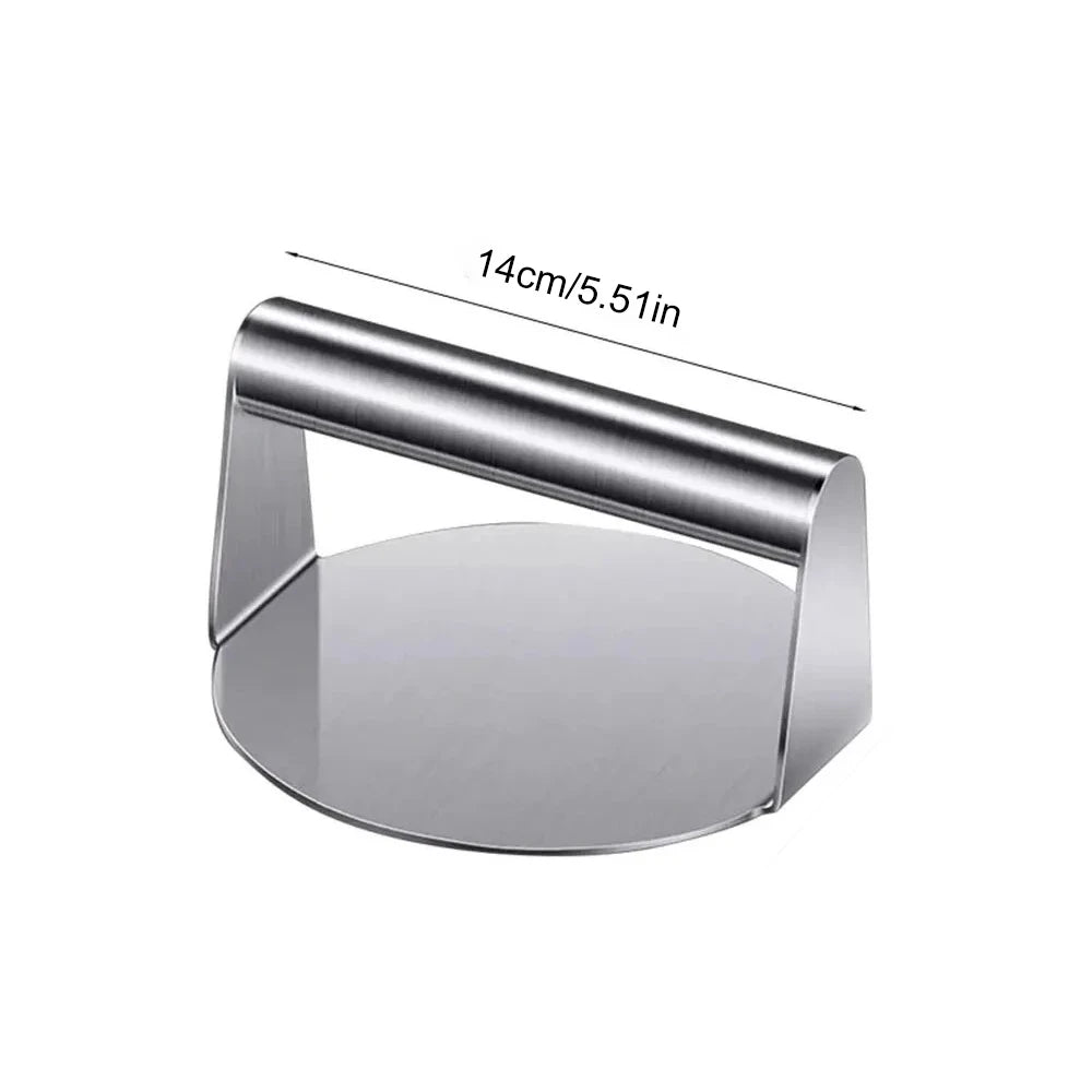 Stainless Steel Hamburger Press For Ground Meat Easy Kitchen Gadget