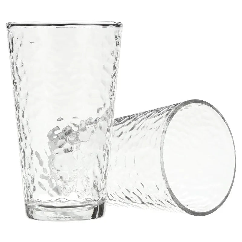 Vintage Frost Glass Drinkware Set Eight Piece For Everyday Use