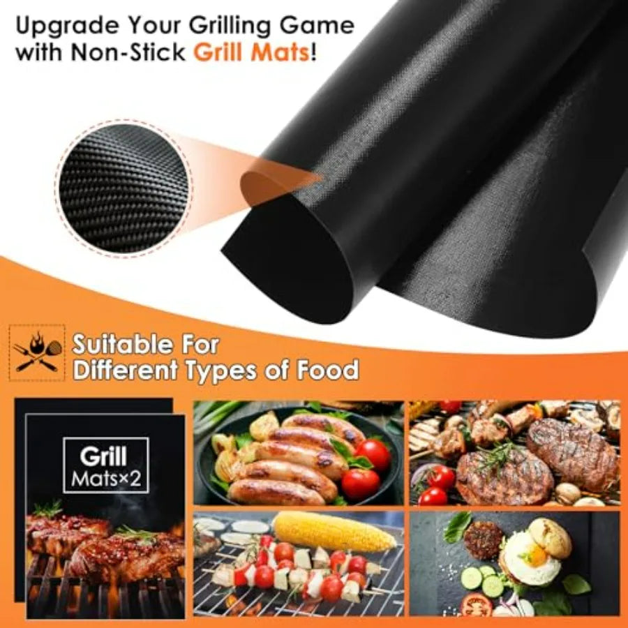 Stainless Steel BBQ Grilling Tools Set For Outdoor Barbecues