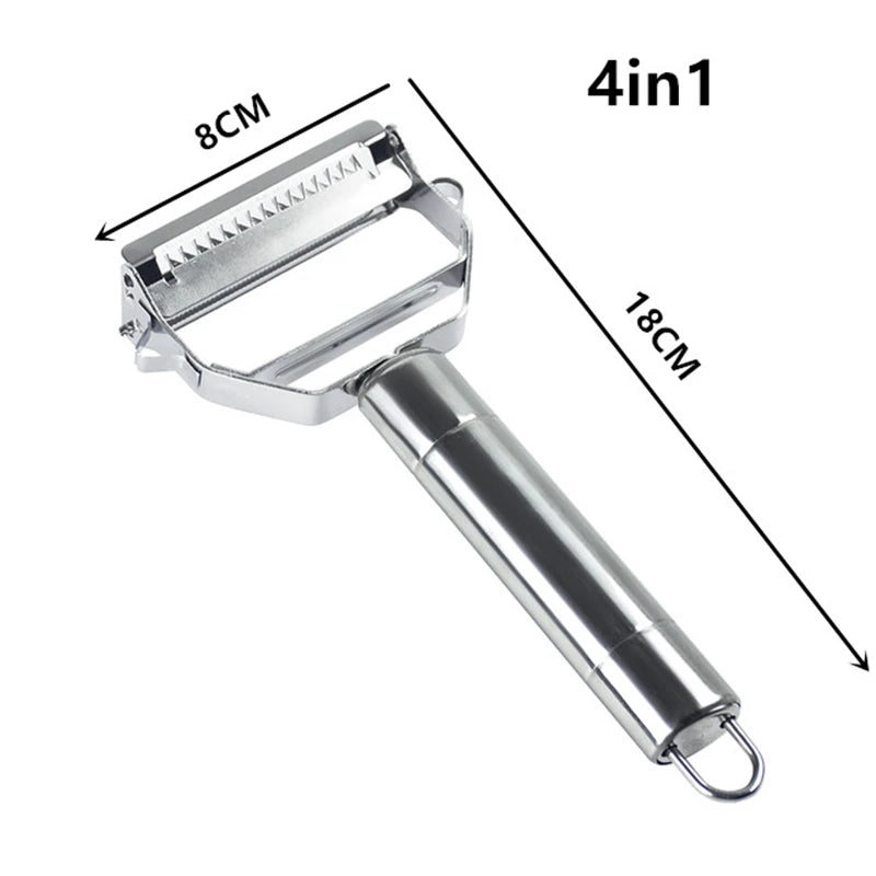 Stainless Steel Double Head Vegetable Peeler For Fruits And Vegetables
