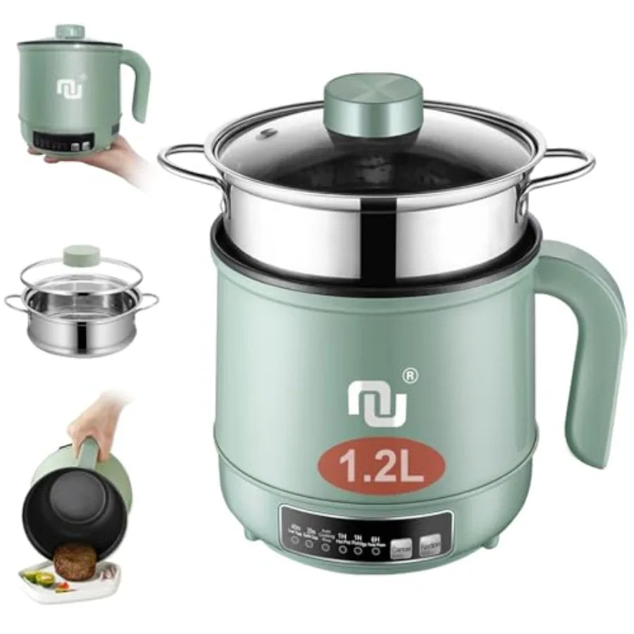 Electric Mini Rice Cooker Portable Multi-Functional 10-In-1
