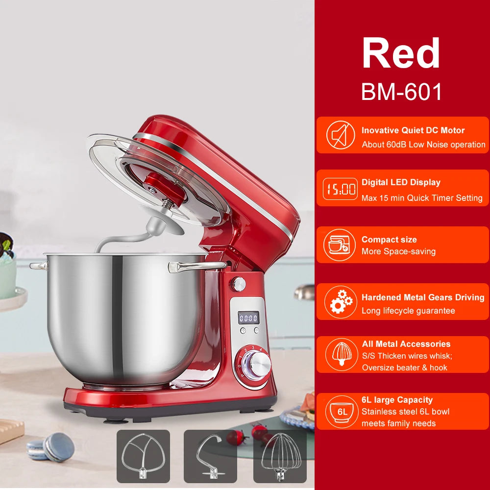Biolomix Kitchen Stand Mixer And Blender With Quiet Motor