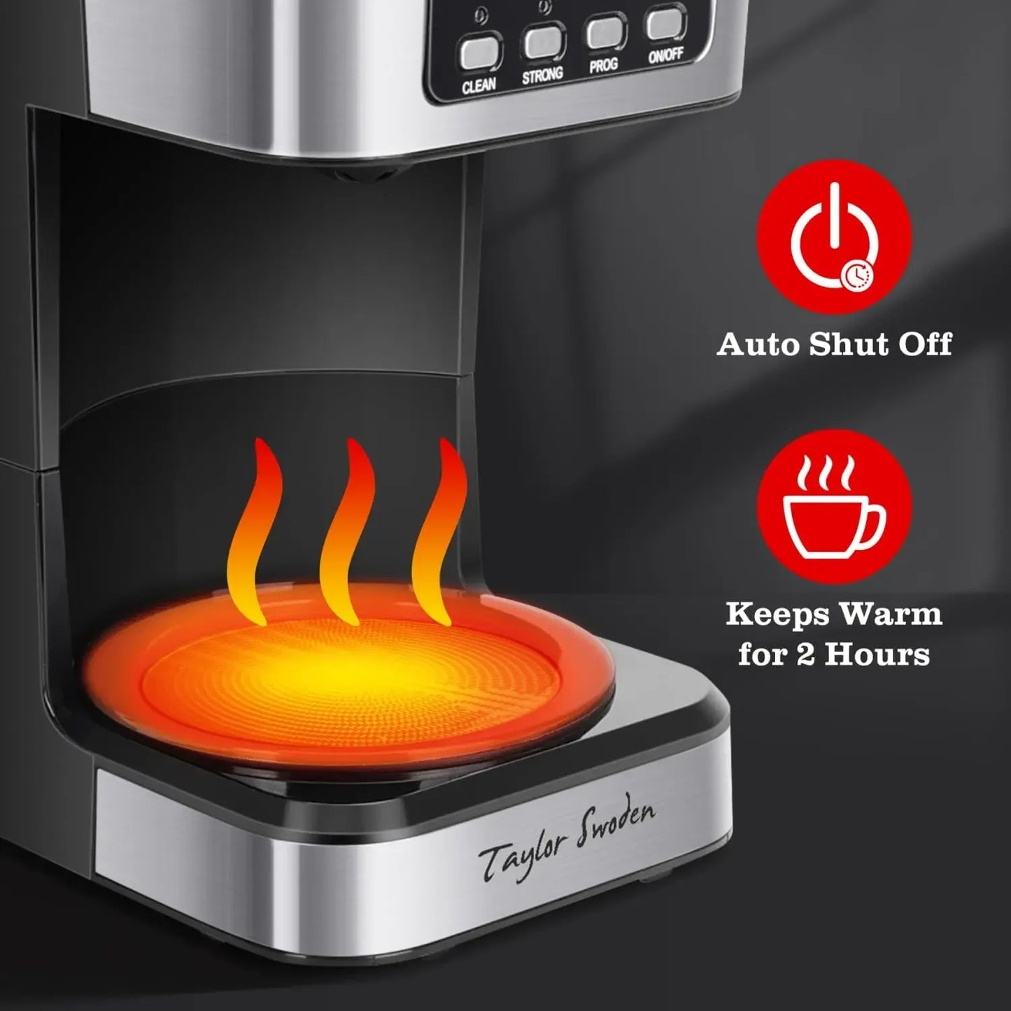 Iosn Programmable Coffee Maker With Pause And Serve