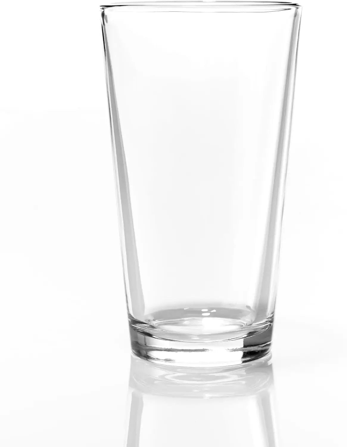 Heat Tempered Crystal Clear Beer Glasses Set for Home Bar
