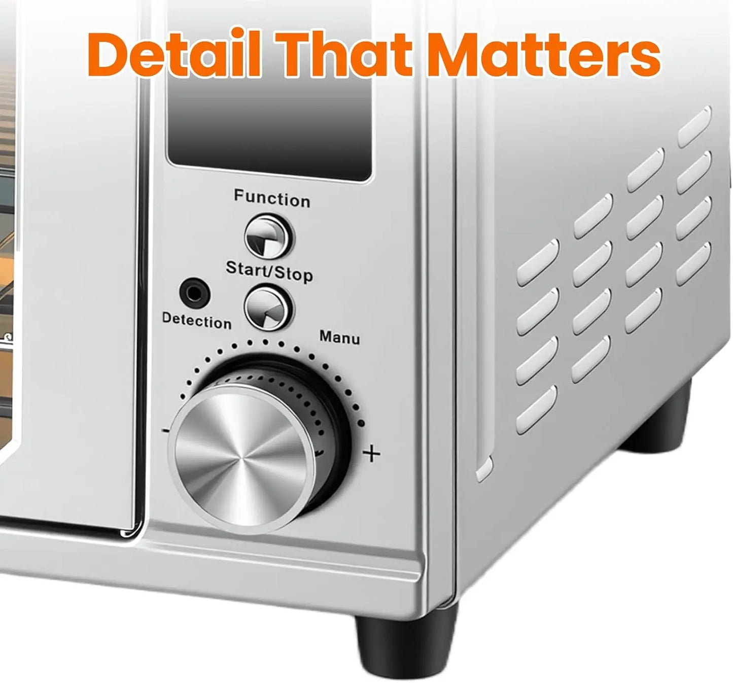 Air Fryer Toaster Oven Dual Door Countertop 12 Functions