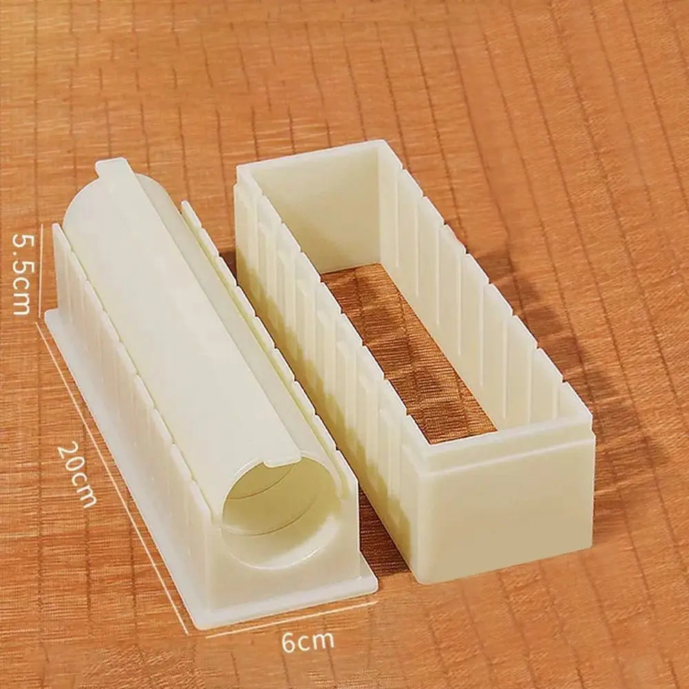 Plastic Sushi Maker Kit Kimbap Mold Round Square Heart Shaped