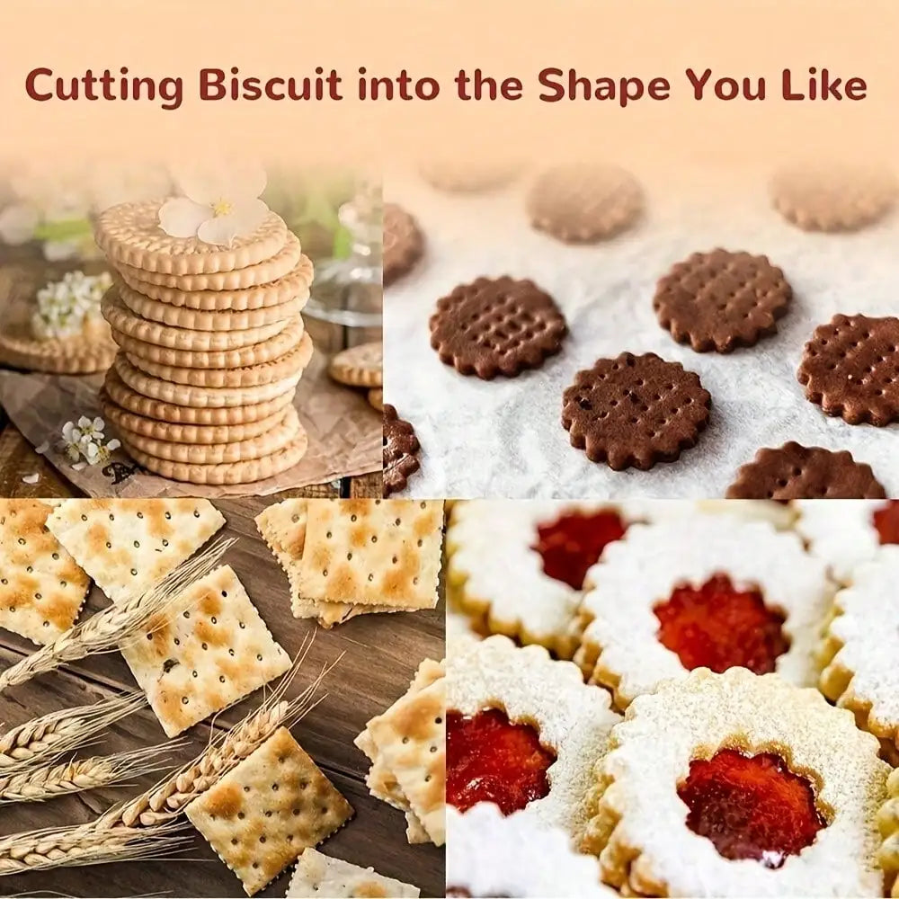 Ravioli Stamps With Wooden Handle Pasta Dumpling Cutter Tool