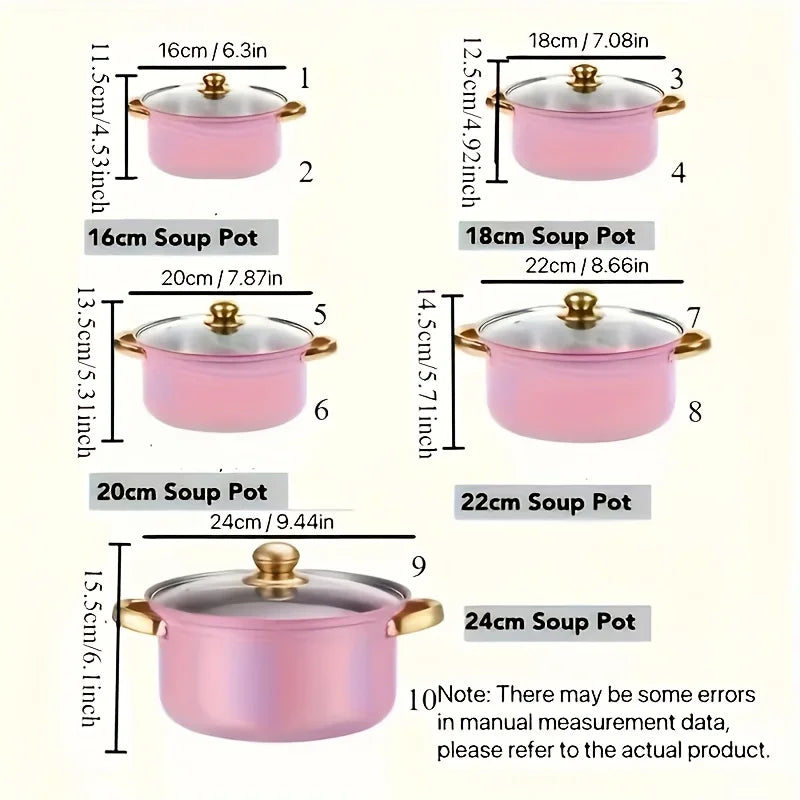 Stainless Steel Nonstick Cookware Set For Induction Cooking