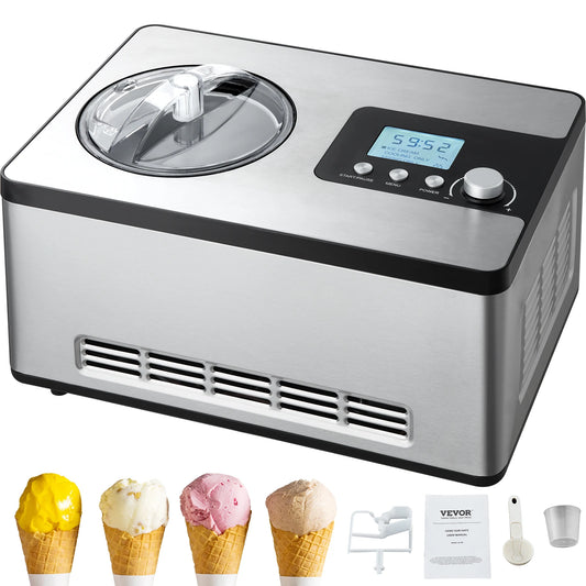 Automatic Ice Cream Maker With Built In Compressor