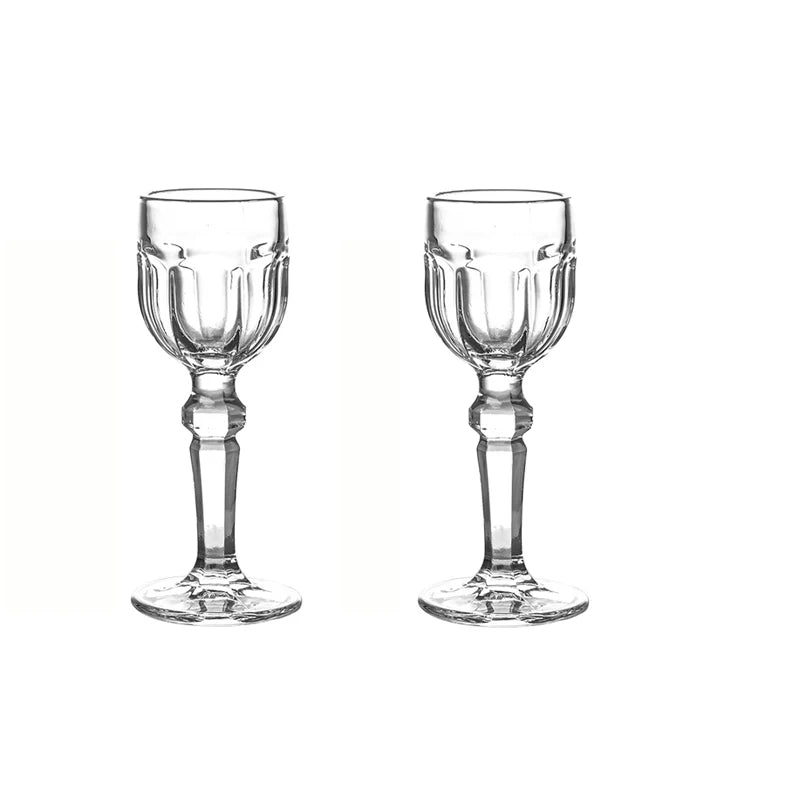 Glass Cocktail Set 2pcs Exquisite Goblets For Spirits