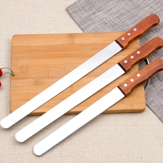 Serrated Bread Knife Stainless Steel Loaf Slicer For Cakes