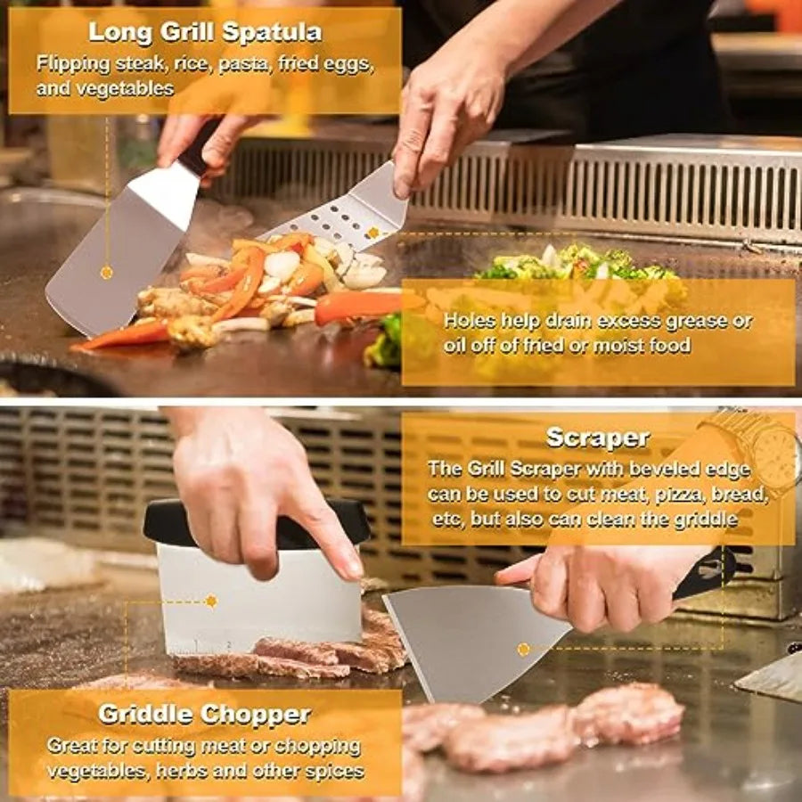 Griddle Accessories Kit 29-Piece For Flat Top Grills