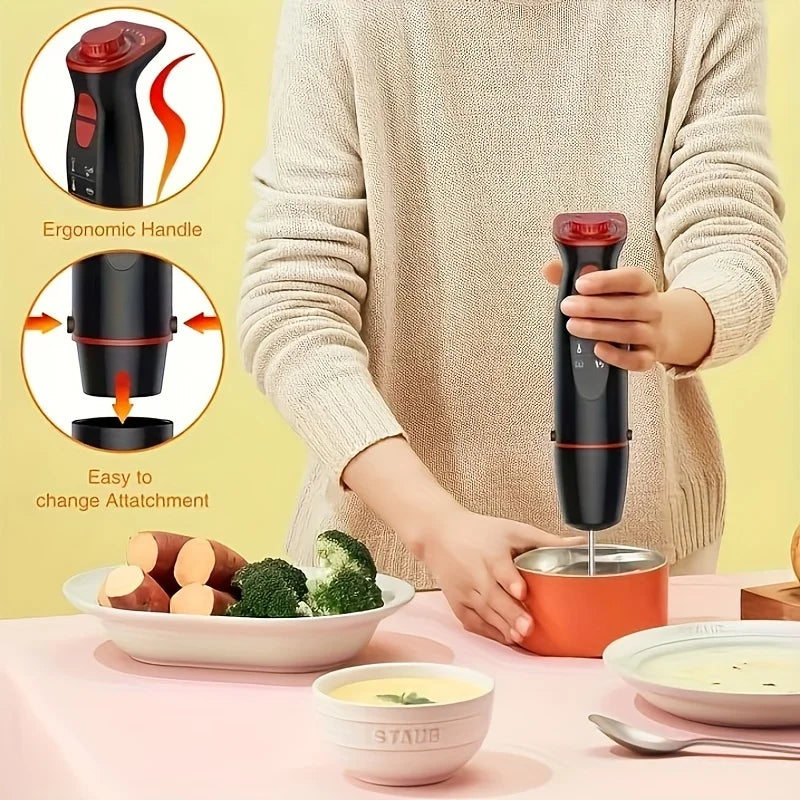 Immersion Hand Blender 5-In-1 1000W Powerful With Multi-Speed