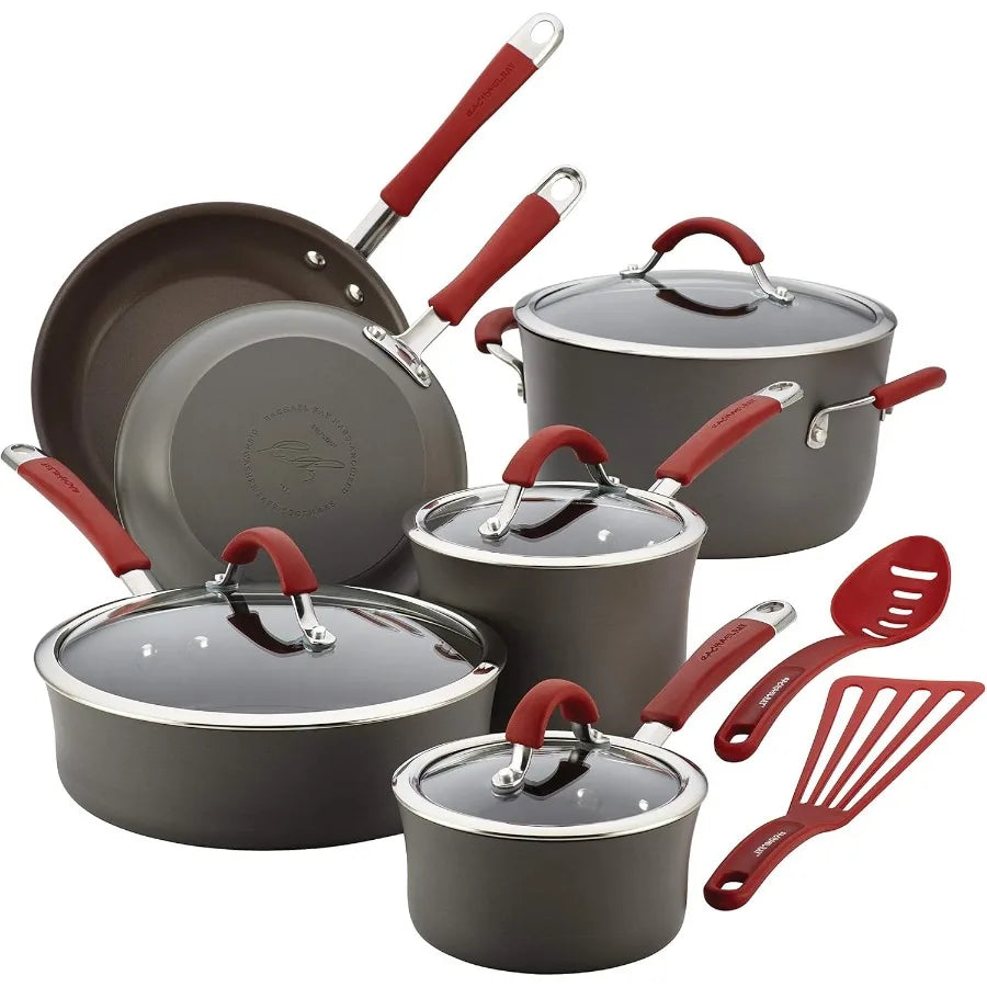 Hard Anodized Nonstick Cookware Set