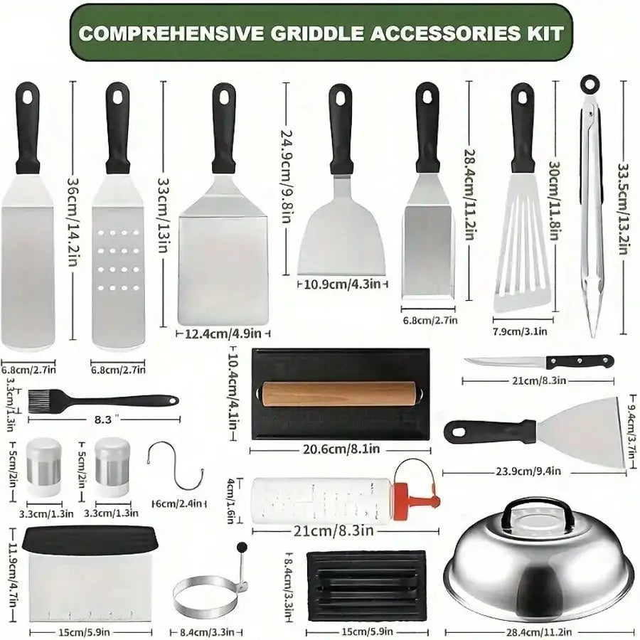TAIMASI 304 Stainless Steel Barbecue Master Kit With Grill Tools