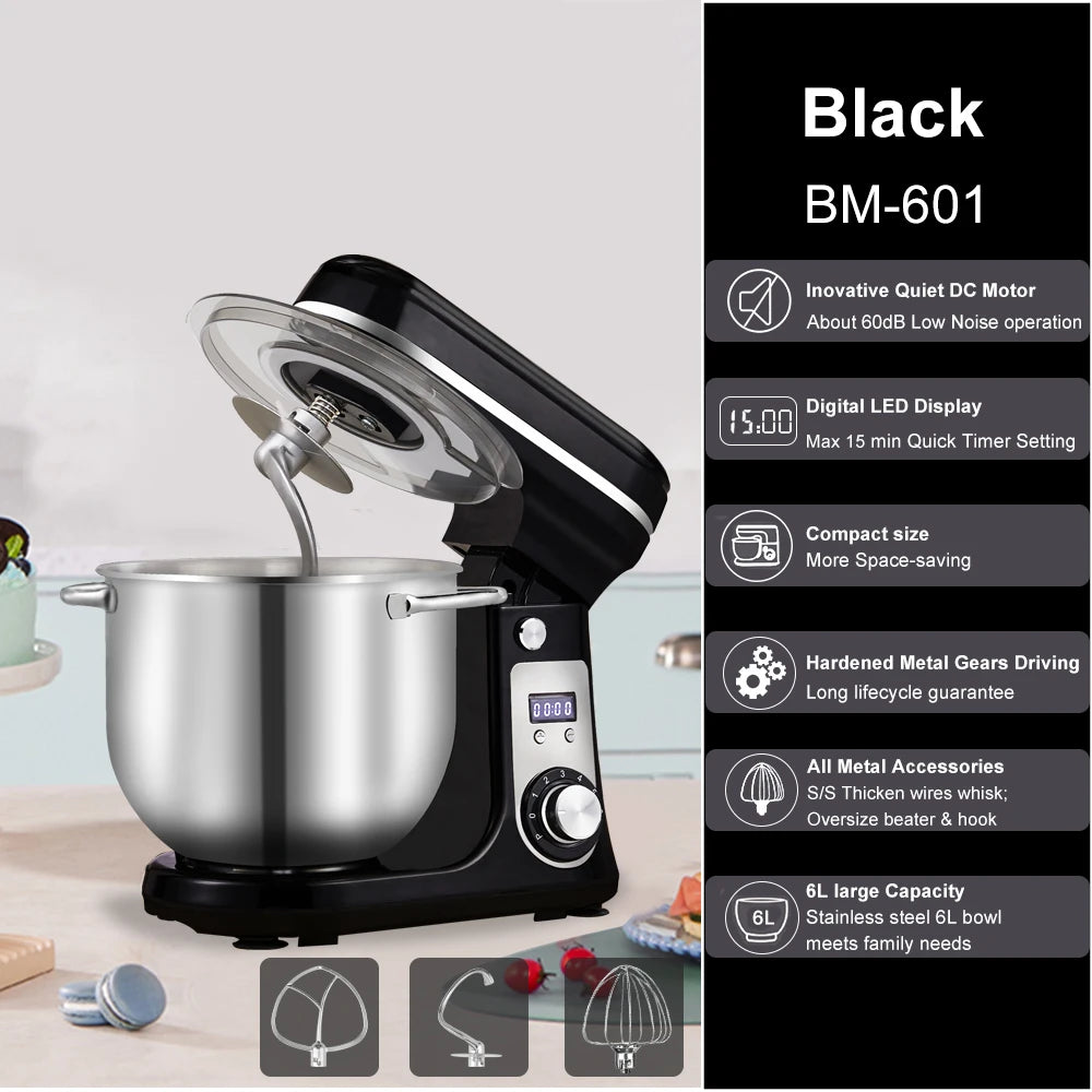 Biolomix Kitchen Stand Mixer And Blender With Quiet Motor