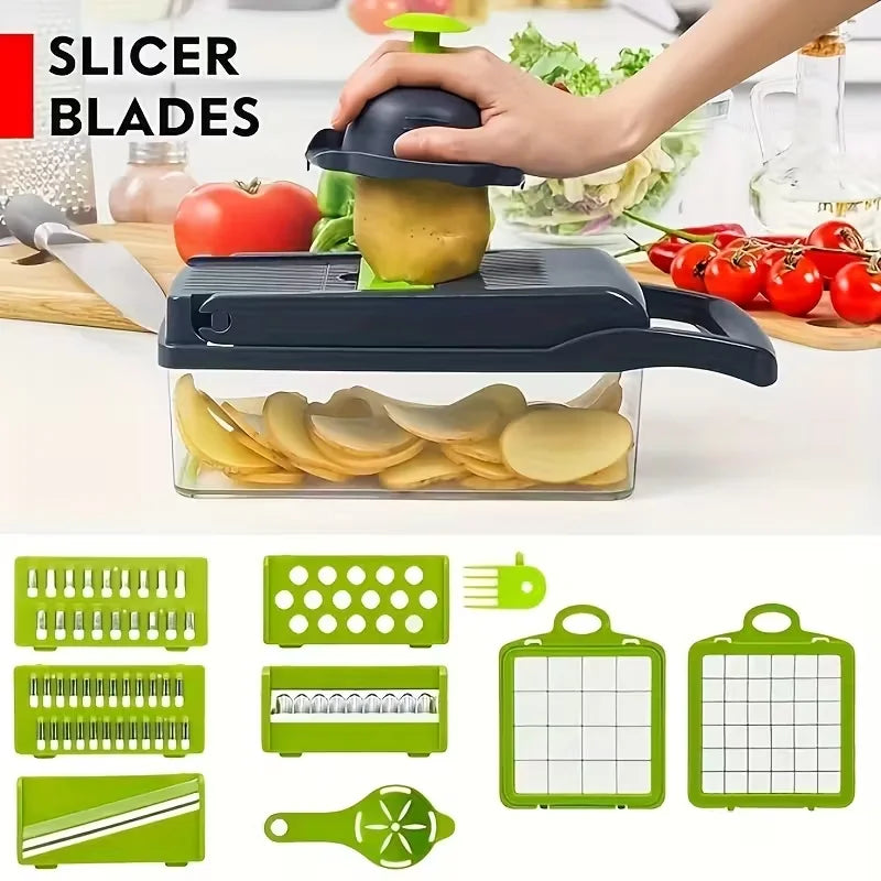 14-In-1 Multifunctional Vegetable Chopper And Slicer