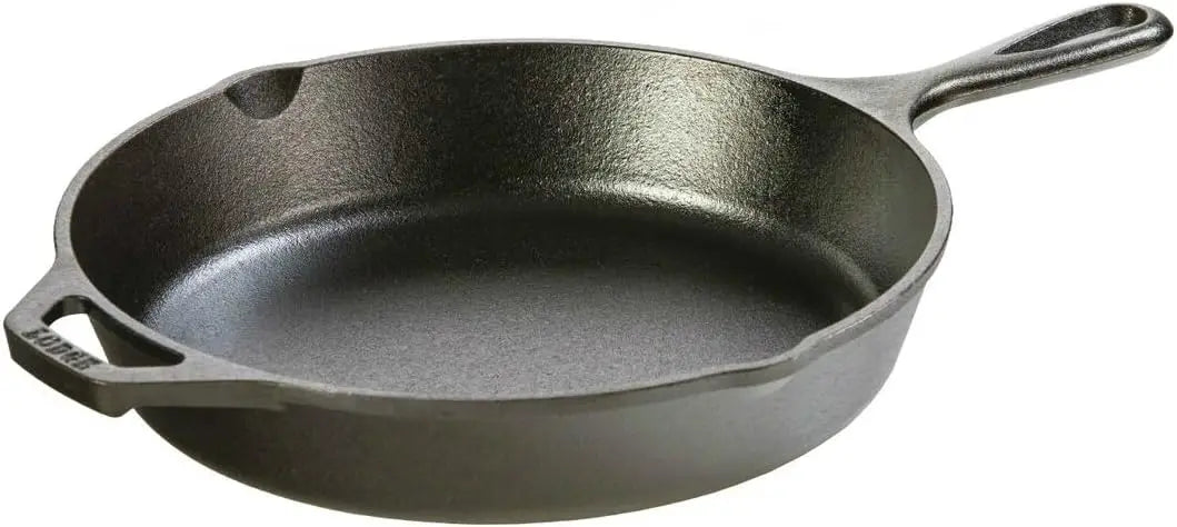 5-Piece Cast Iron Cookware Set Preseasoned Skillets Griddle Dutch Oven